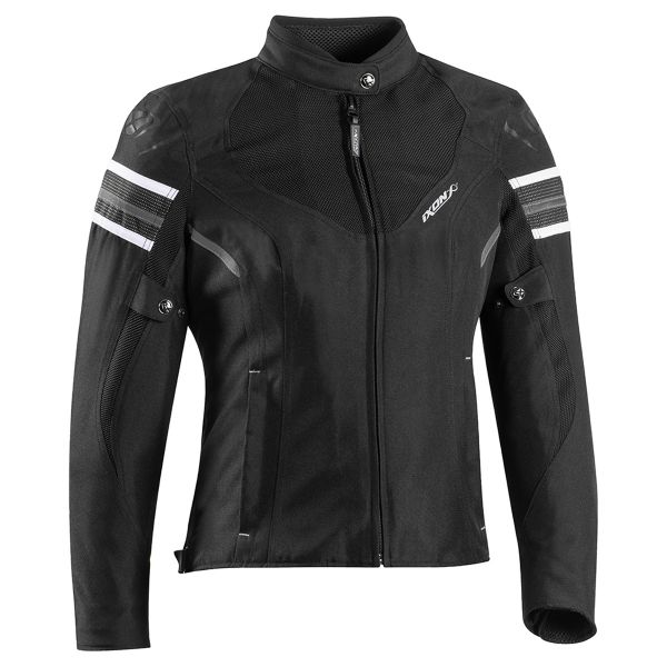 Blouson Moto Ixon Ilana Evo Black White Blouson Moto Ixon Ilana Evo Black White