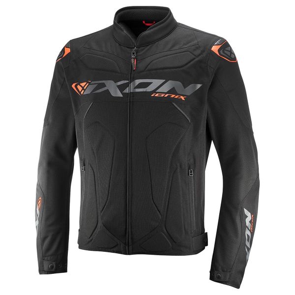 Blouson Moto Ixon Ionix Black Anthracite Orange Blouson Moto Ixon Ionix Black Anthracite Orange