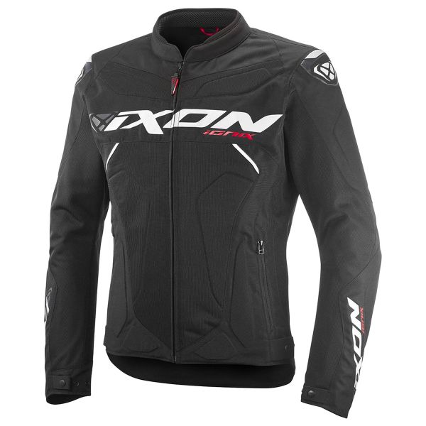 Blouson Moto Ixon Ionix Black White Blouson Moto Ixon Ionix Black White