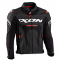 Blouson Moto Ixon Jackal Jacket Black White Red