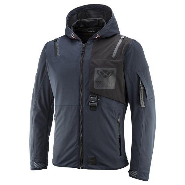 Blouson Moto Ixon M-Quarter Navy Black Blouson Moto Ixon M-Quarter Navy Black