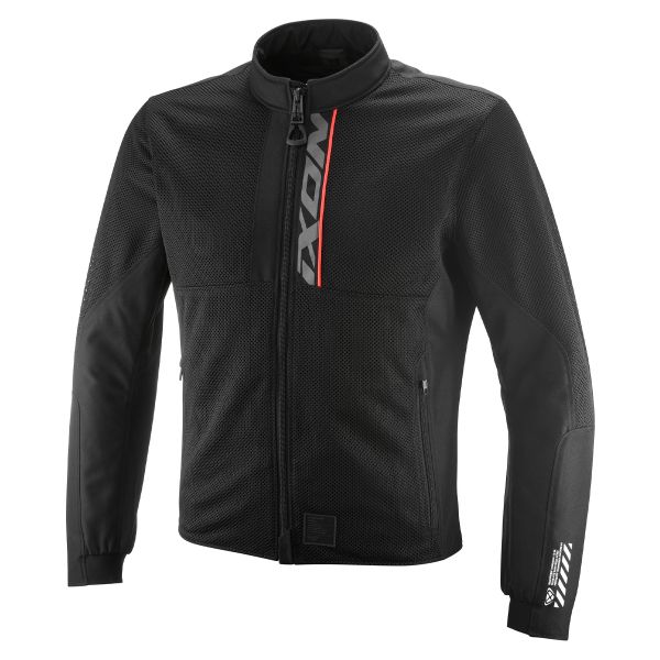 Blouson Moto Ixon Ostro Black Bright Red