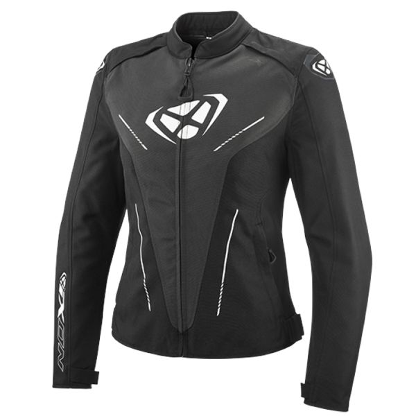 Blouson Moto Ixon Prodigy Lady Black Anthracite White Blouson Moto Ixon Prodigy Lady Black Anthracite White