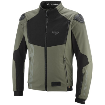 Blouson Moto Ixon Pulsion Kaki Black