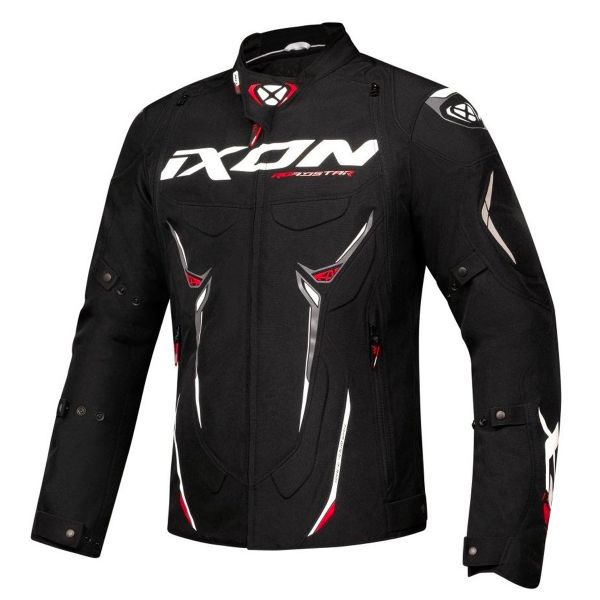 Blouson Moto Ixon Roadstar Black White Red