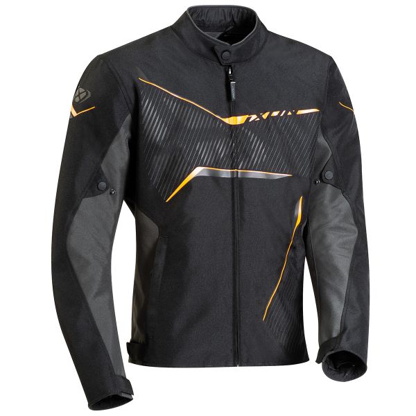 Blouson Moto Ixon Slash Black Anthracite Orange Blouson Moto Ixon Slash Black Anthracite Orange
