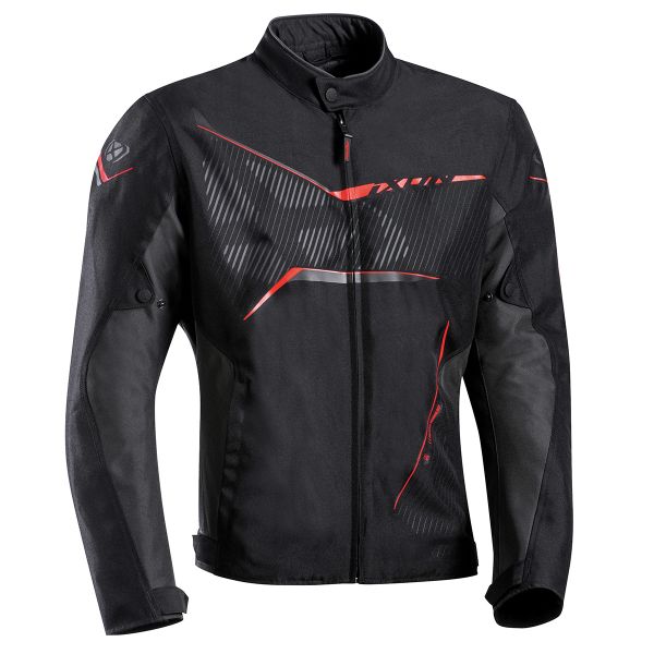 Blouson Moto Ixon Slash Black Grey Red Blouson Moto Ixon Slash Black Grey Red