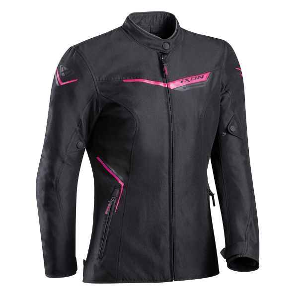 Blouson Moto Ixon Slash Lady Black Fushia