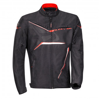 Blouson Moto Ixon Slash Light Black White Red