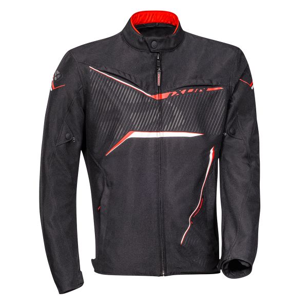 Blouson Moto Ixon Slash Light Black White Red Blouson Moto Ixon Slash Light Black White Red