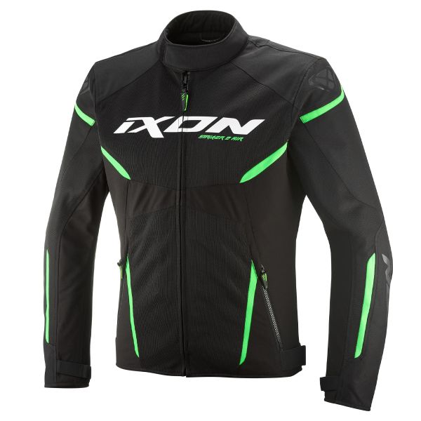 Blouson Moto Ixon Striker 2 Air WP Black Green