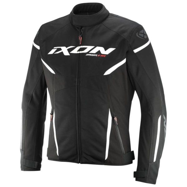 Blouson Moto Ixon Striker 2 Air WP Black White Blouson Moto Ixon Striker 2 Air WP Black White