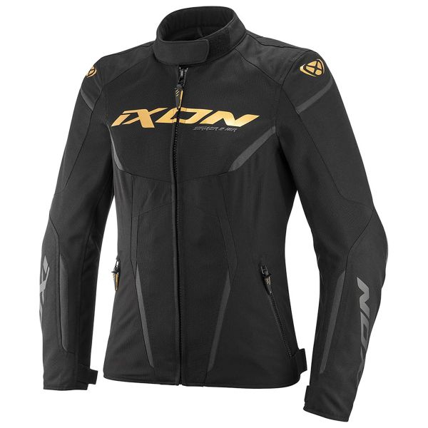 Blouson Moto Ixon Striker 2 Air WP Lady Black Gold Blouson Moto Ixon Striker 2 Air WP Lady Black Gold