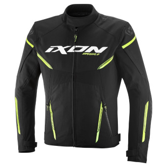 Blouson Moto Ixon Striker 2 Black Bright Yellow