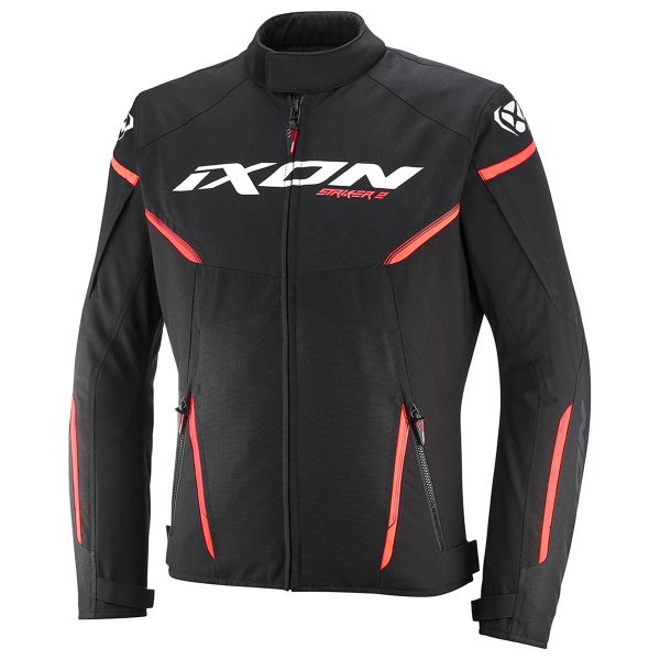 Blouson Moto Ixon Striker 2 Black White Red