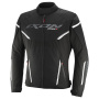 Blouson Moto Ixon Striker 2 Black White