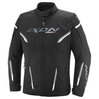 Blouson Moto Ixon Striker 2 C Lady Black White