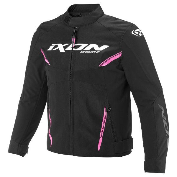 Blouson Moto Ixon Striker 2 Kid Black Bright Pink