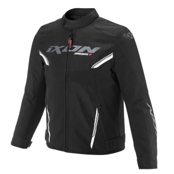 Blouson Moto Ixon Striker 2 Kid Black White