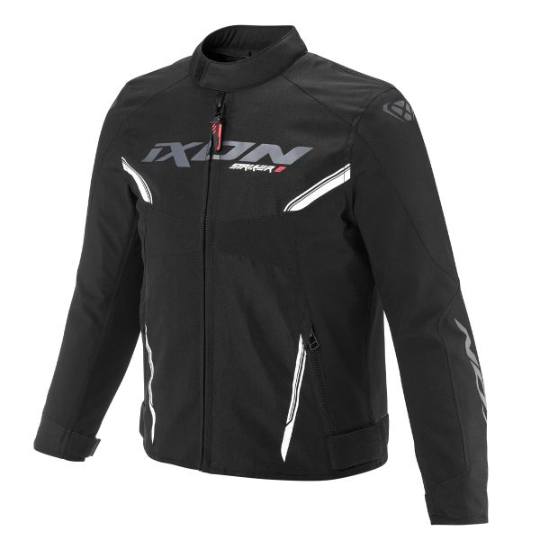 Blouson Moto Ixon Striker 2 Kid Black White