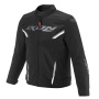 Blouson Moto Ixon Striker 2 Kid Black White