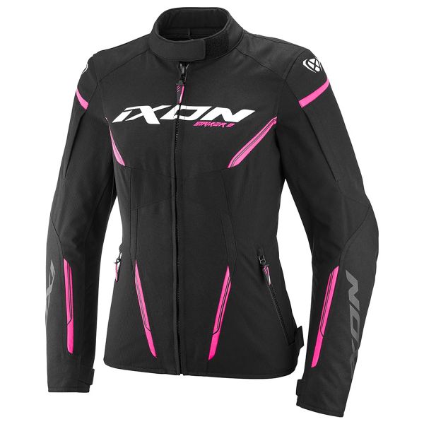 Blouson Moto Ixon Striker 2 Lady Black Pink Blouson Moto Ixon Striker 2 Lady Black Pink