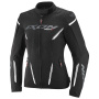 Blouson Moto Ixon Striker 2 Lady Black White