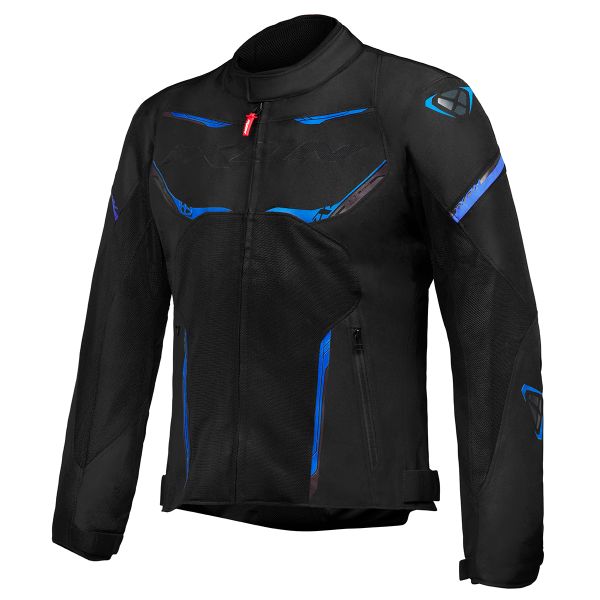 Blouson Moto Ixon Striker Air Black Anthracite Blue