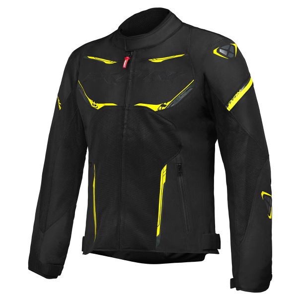 Blouson Moto Ixon Striker Air Black Anthracite Bright Yellow
