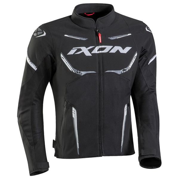Blouson Moto Ixon Striker Air Black White