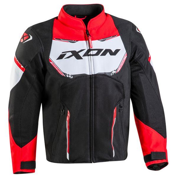 Blouson Moto Ixon Striker Air Kid Black Red White