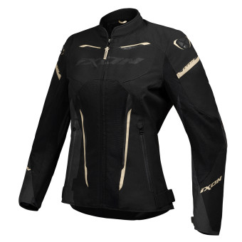 Blouson Moto Ixon Striker Air LD Black Anthracite Gold