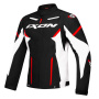 Blouson Moto Ixon Striker Black White Bright Red CE
