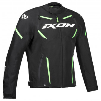 Blouson Moto Ixon Striker Black White Green