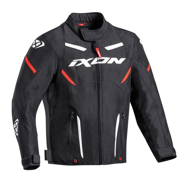 Blouson Moto Ixon Striker Kid Black White Blouson Moto Ixon Striker Kid Black White