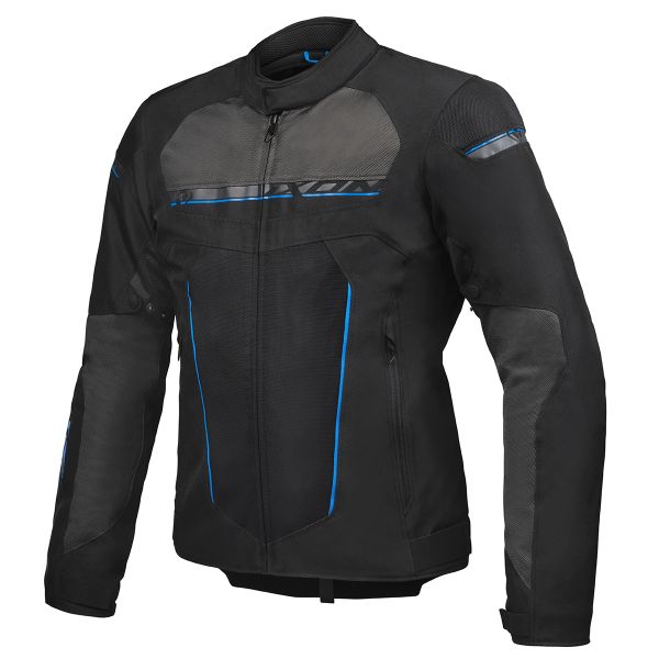 Blouson Moto Ixon T-Rex Black Grey Blue