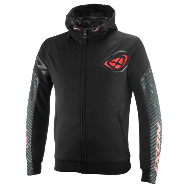 Blouson Moto Ixon Touchdown Air Black Bright Red