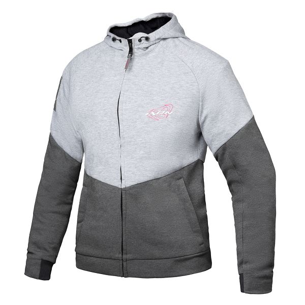 Blouson Moto Ixon Touchdown Lady Grey Silver Fuchsia Blouson Moto Ixon Touchdown Lady Grey Silver Fuchsia
