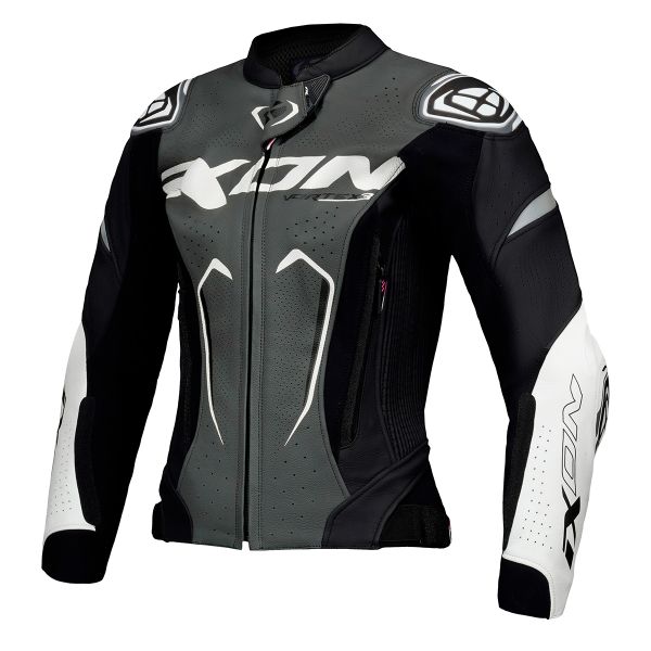 Blouson Moto Ixon Vortex 3 Jacket Lady Black Anthracite White Blouson Moto Ixon Vortex 3 Jacket Lady Black Anthracite White