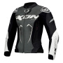 Blouson Moto Ixon Vortex 3 Jacket Lady Black Anthracite White