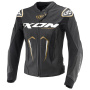 Blouson Moto Ixon Vortex 3 Jacket Lady Black White Gold