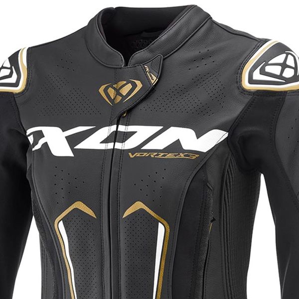 Ixon Vortex 3 Jacket Lady Black White Gold