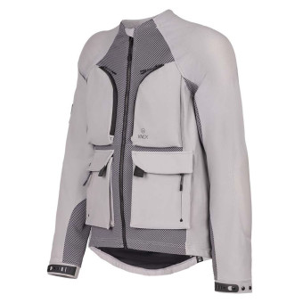 Blouson Moto Knox Armoured Tor Shirt Light Grey Blouson Moto Knox Armoured Tor Shirt Light Grey