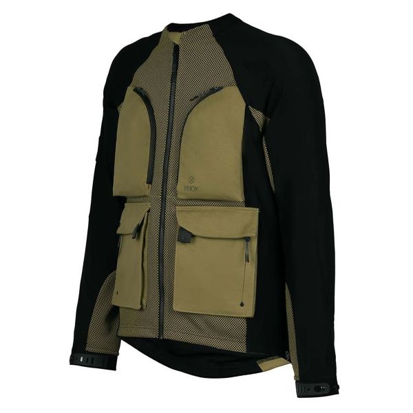 Blouson Moto Knox Armoured Tor Shirt Sage