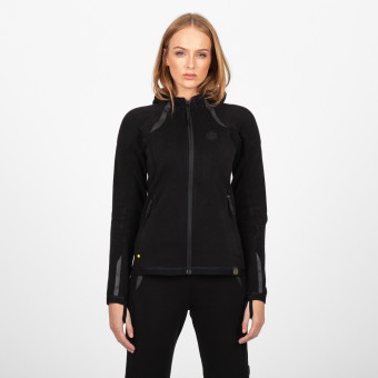 Blouson Moto Knox Shield Full Zip Hoody Woman Black