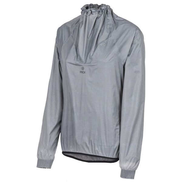 Blouson Moto Knox Tor Women Waterproof Shell Light Grey