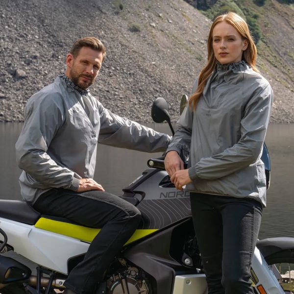 Knox Tor Women Waterproof Shell Light Grey