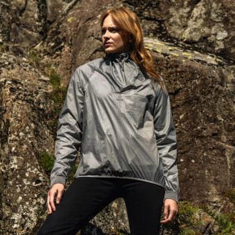 Knox Tor Women Waterproof Shell Light Grey