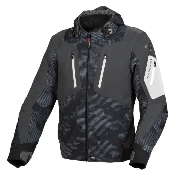 Blouson Moto Macna Angle Black Grey