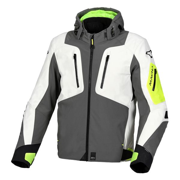 Blouson Moto Macna Angle Grey Yellow